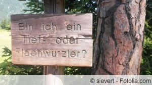 Flach oder Tiefwurzler
