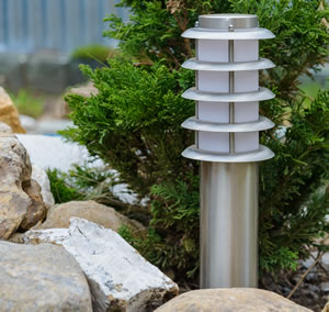 moderne Gartenbeleuchtung